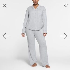 SKIMS Women's Long Sleeve Button up Pajama Set